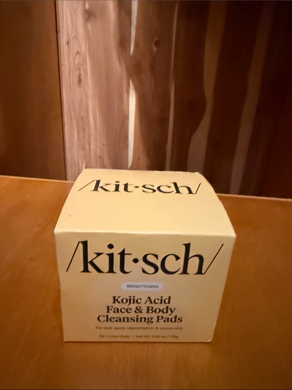 Kitsch Kojic Acid Face & Body Cleansing Pads - Cream
